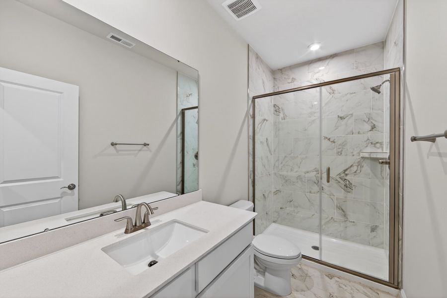 Furnished interior view inside a new home in Archer Row, Charlotte (Image 6). Furnished interior view inside a new home in Archer Row, Charlotte (Image 6).