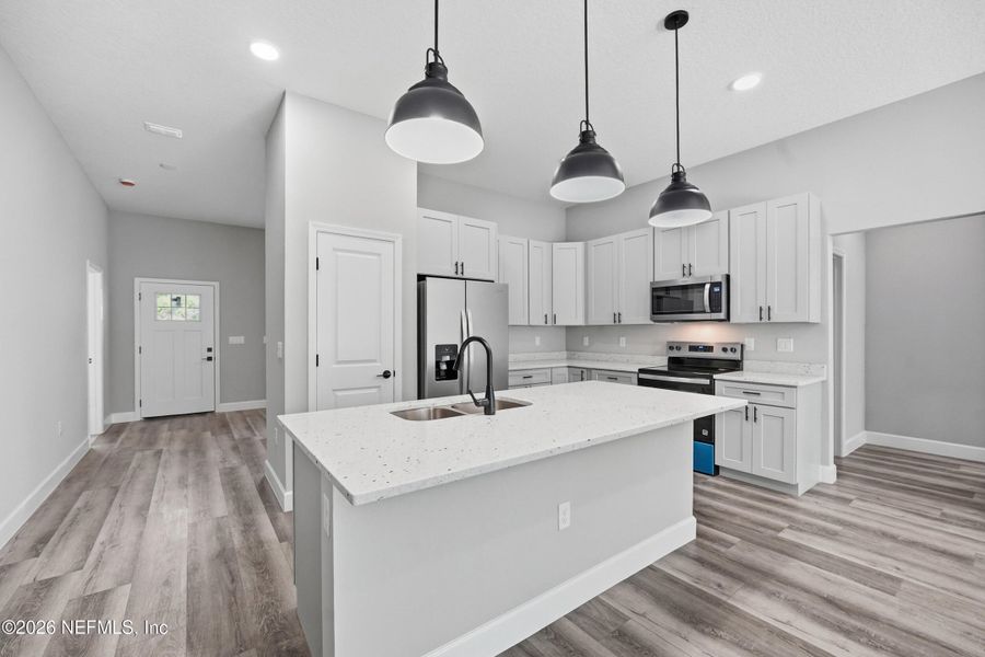Furnished interior view inside a new home in , Jacksonville (Image 7).