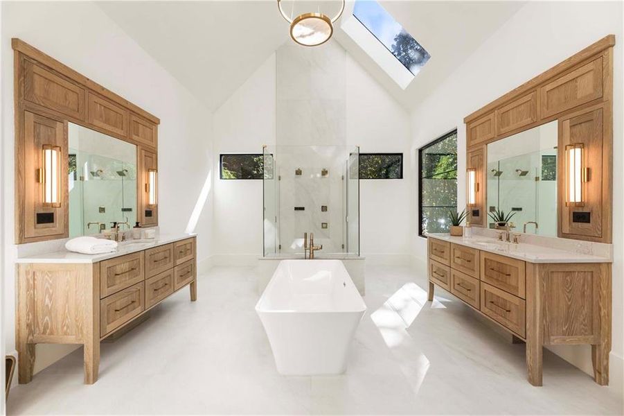 Furnished interior view inside a new home in , Sandy Springs (Image 13). Furnished interior view inside a new home in , Sandy Springs (Image 13).