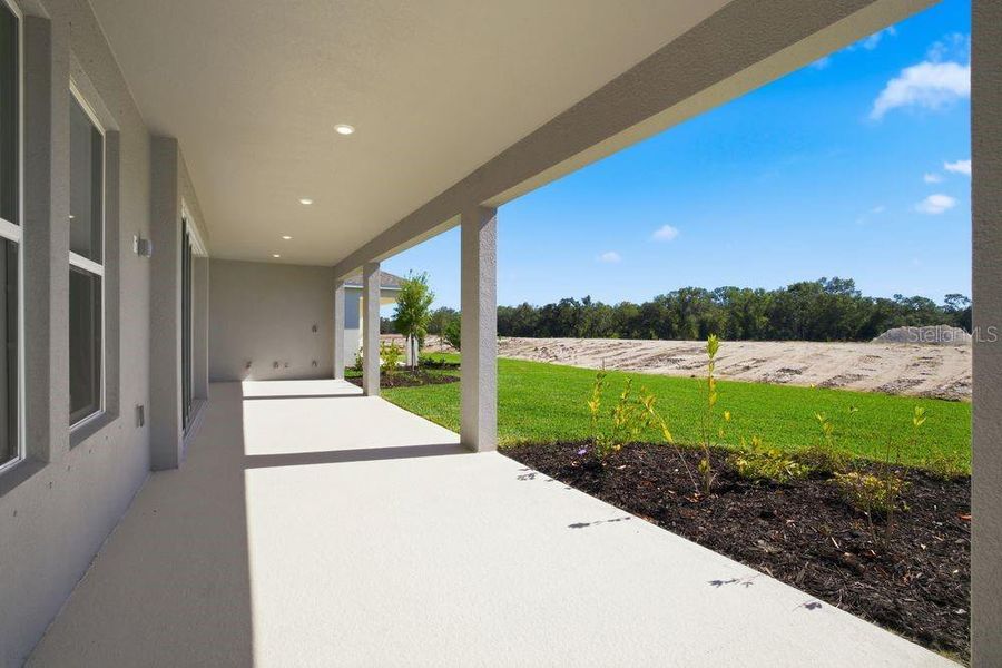 Exterior details and patio area of a home in Firethorn, Parrish (Image 4).
