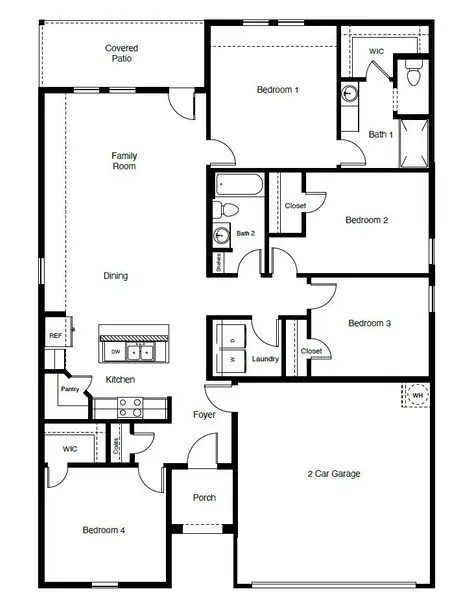 2D floor plan layout of this home in Dry Creek, Bridgeport, TX (Image 3). 2D floor plan layout of this home in Dry Creek, Bridgeport, TX (Image 3).