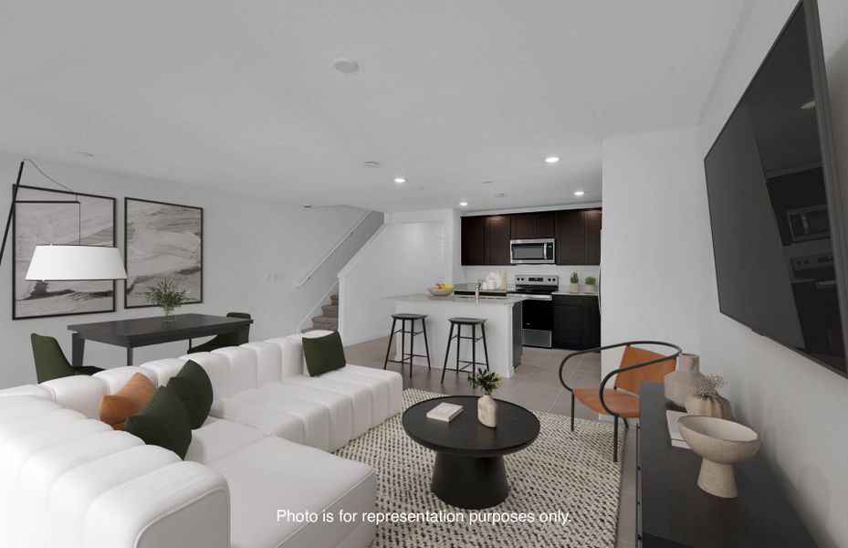 Furnished interior view inside a new home in Normandy Pines, Jacksonville (Image 9).