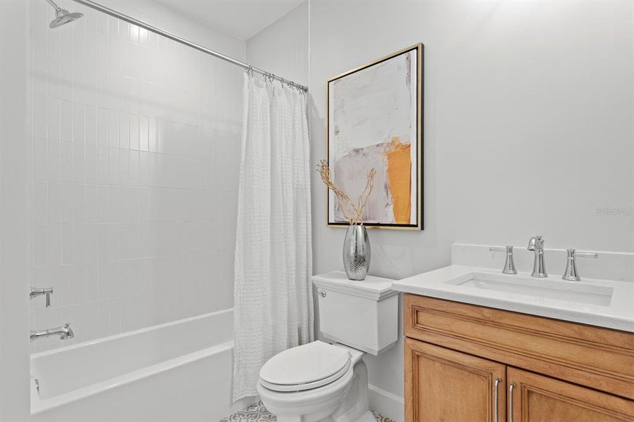 Furnished interior view inside a new home in , Tampa (Image 40).