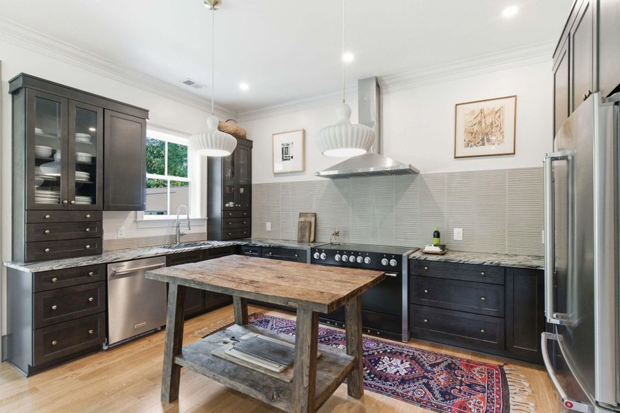 Furnished interior view inside a new home in , Charleston (Image 10).