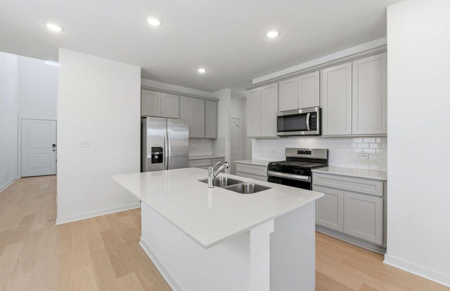 Furnished interior view inside a new home in Sunfield, Buda (Image 6).