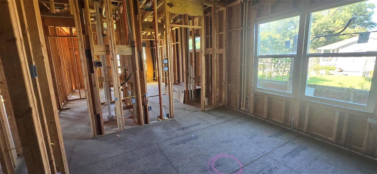 In-progress construction of a new home in , Houston, TX (Image 29).