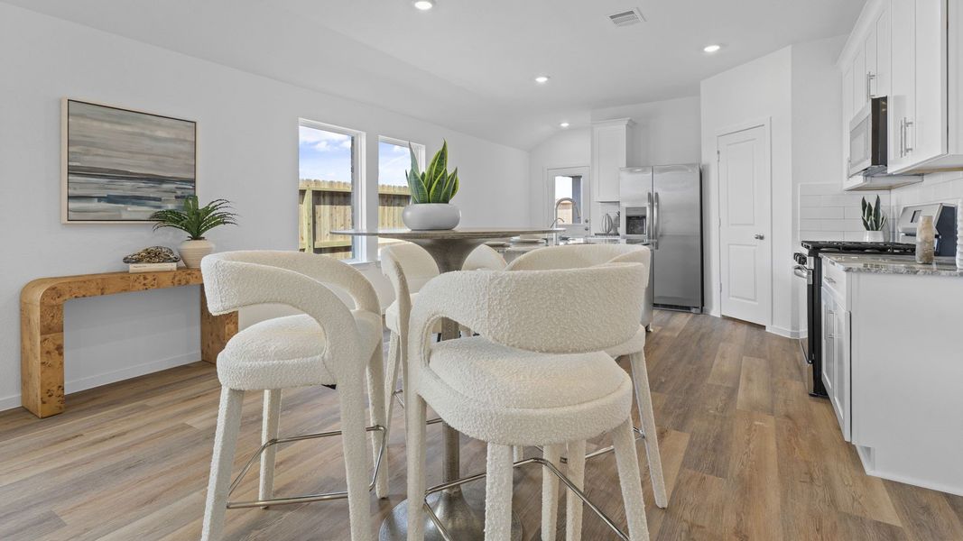 Furnished interior view inside a new home in Tamarron, Fulshear (Image 12).