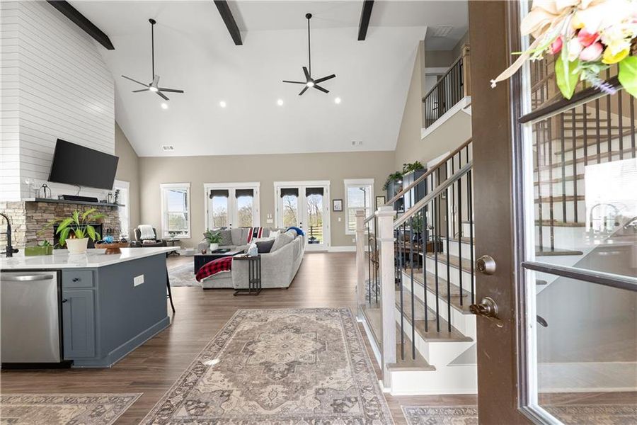 Furnished interior view inside a new home in , Dawsonville (Image 6).