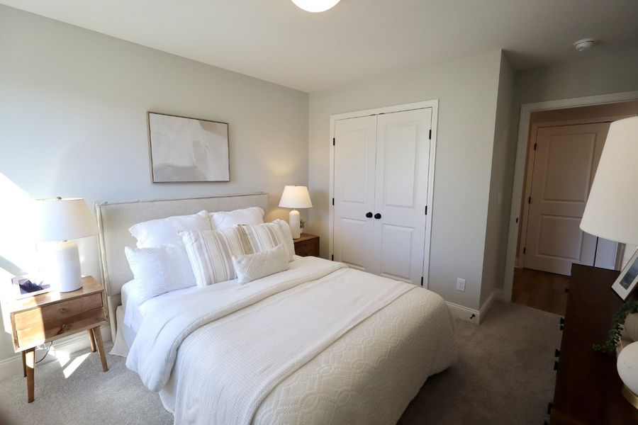 Furnished interior in a model home at The Eleuthera in Chattanooga (Image 20).