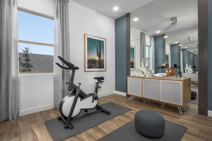 Copper Model Home - Gym