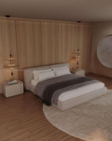 Furnished interior view inside a new home in , Miami (Image 9). Furnished interior view inside a new home in , Miami (Image 9).