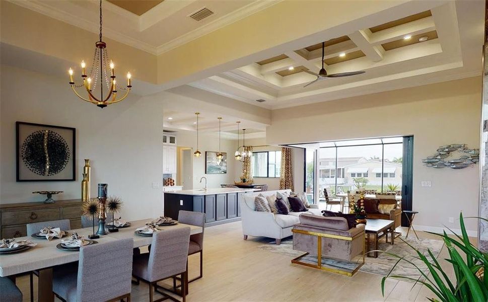 Furnished interior view inside a new home in , Punta Gorda (Image 21).