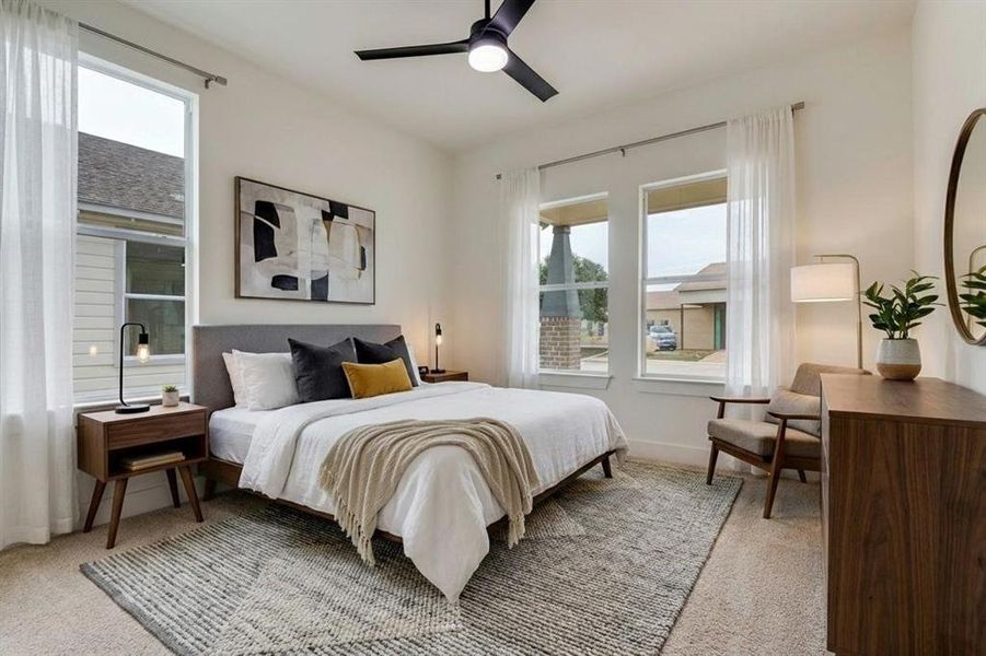 Furnished interior view inside a new home in , Dallas (Image 8).