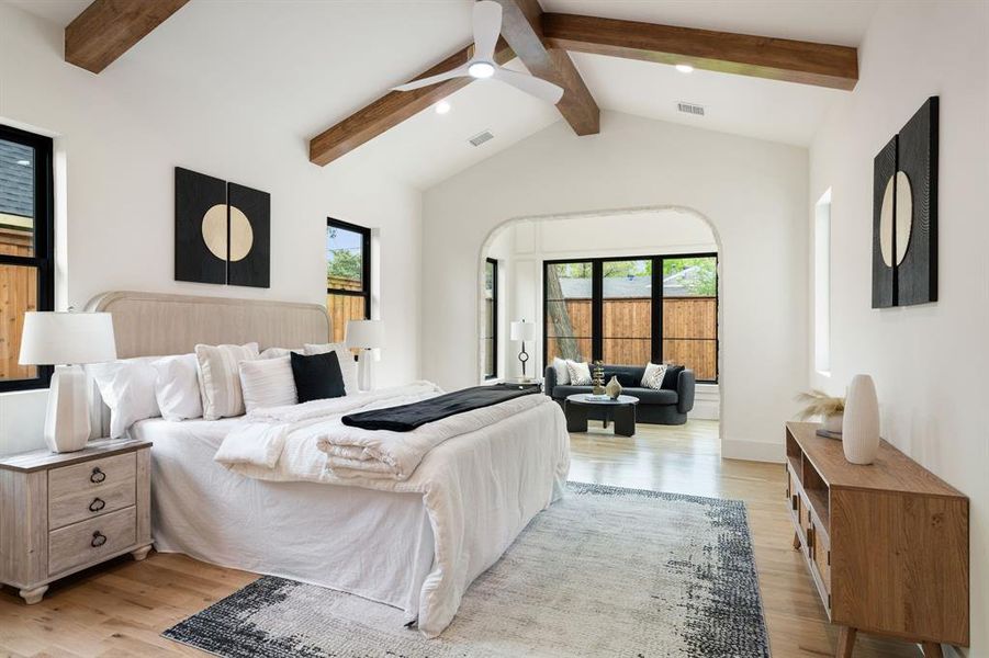 Furnished interior view inside a new home in , Dallas (Image 12).