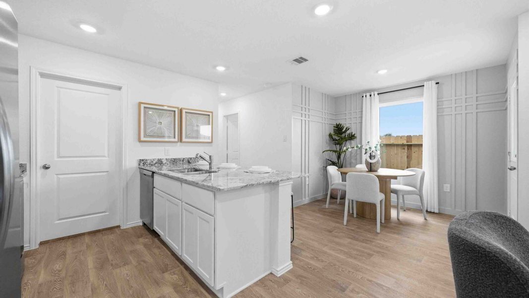 Furnished interior view inside a new home in Pineapple Square, Houston (Image 8).
