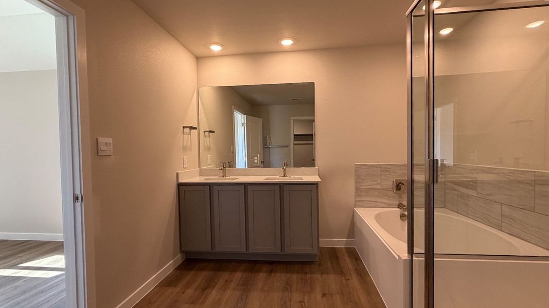 Furnished interior view inside a new home in The Lakes Northwest, Robstown (Image 10).