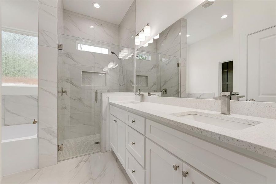 Furnished interior view inside a new home in , Dallas (Image 10). Furnished interior view inside a new home in , Dallas (Image 10).