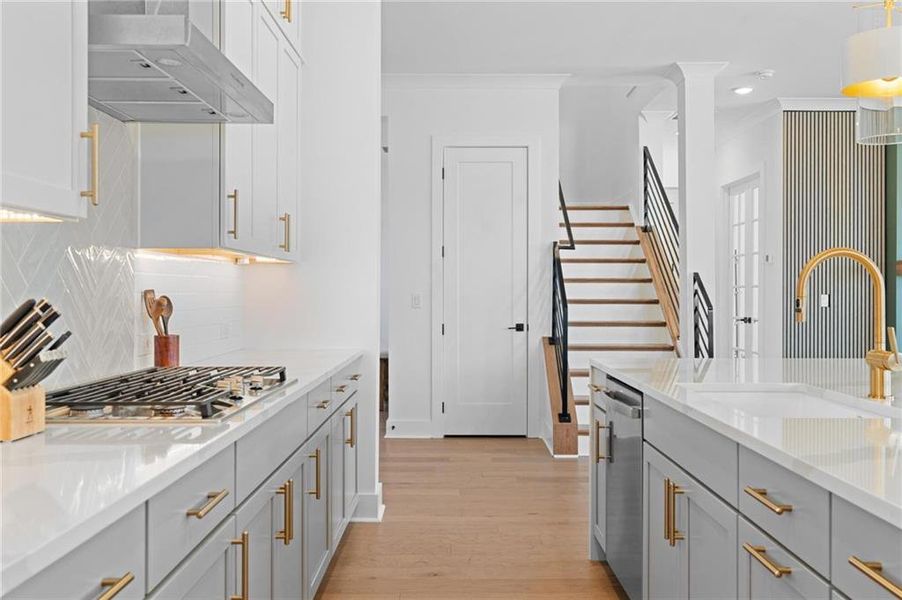 Furnished interior view inside a new home in , Marietta (Image 38).