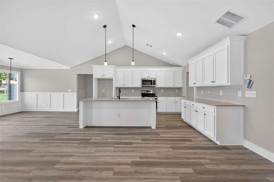 Furnished interior view inside a new home in , Winder (Image 10).