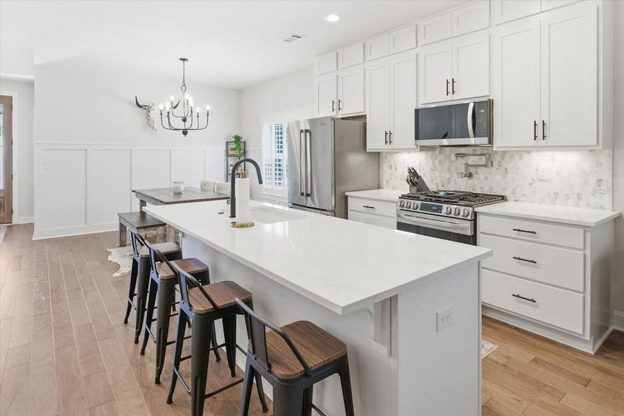 Furnished interior view inside a new home in , Carrollton (Image 30).