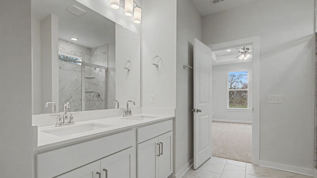 Furnished interior view inside a new home in Cottages of Bearwood, Mount Pleasant (Image 16). Furnished interior view inside a new home in Cottages of Bearwood, Mount Pleasant (Image 16).