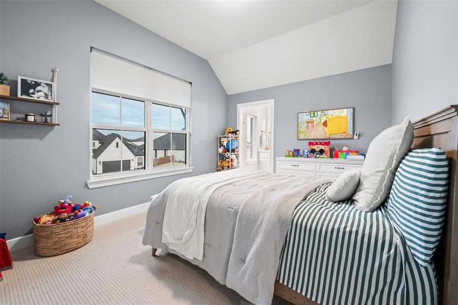 Furnished interior view inside a new home in Star Trail, Prosper (Image 18).