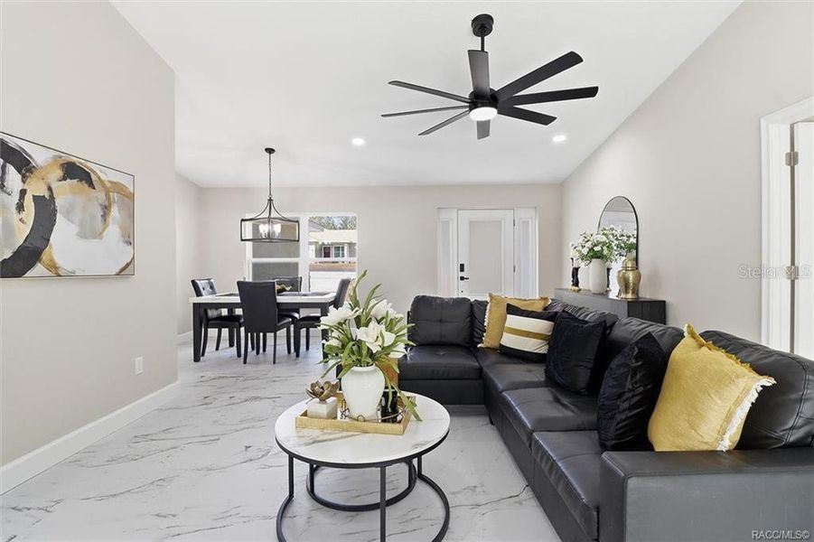 Furnished interior view inside a new home in , Citrus Springs (Image 14).