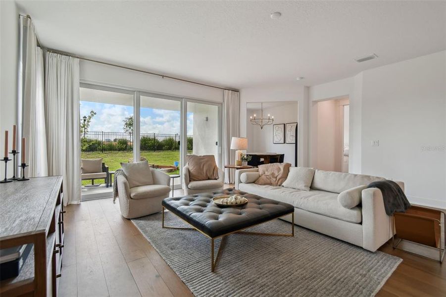 Furnished interior view inside a new home in Waterset, Apollo Beach (Image 61). Furnished interior view inside a new home in Waterset, Apollo Beach (Image 61).