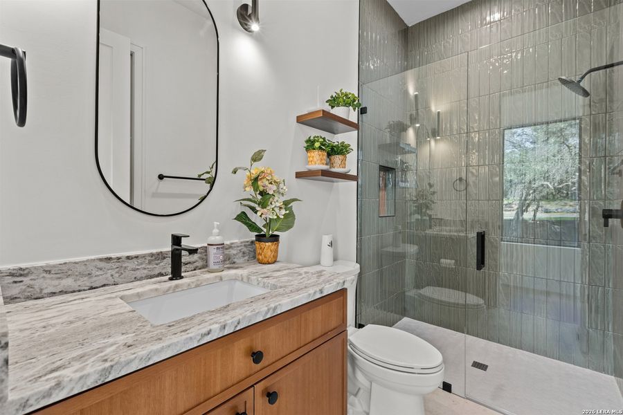 Furnished interior view inside a new home in , Boerne (Image 20).