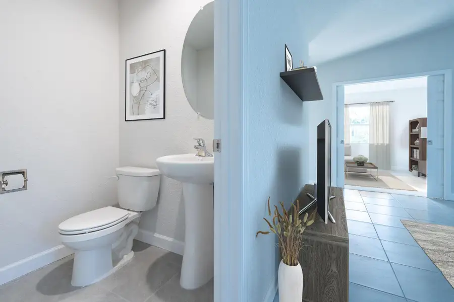 Furnished interior view inside a new home in , Port St. Lucie (Image 12).