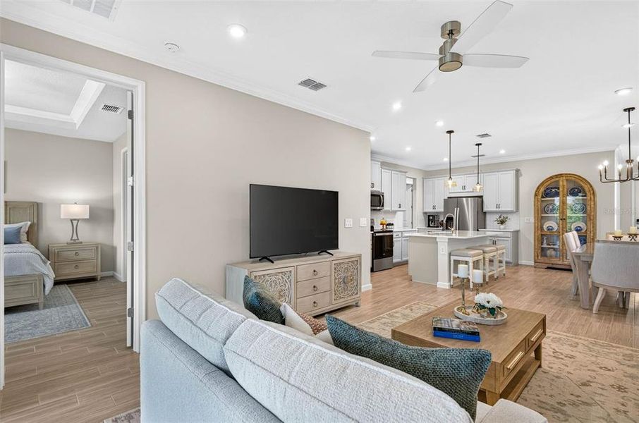Furnished interior view inside a new home in The Preserve at La Paloma, Sun City Center (Image 26).