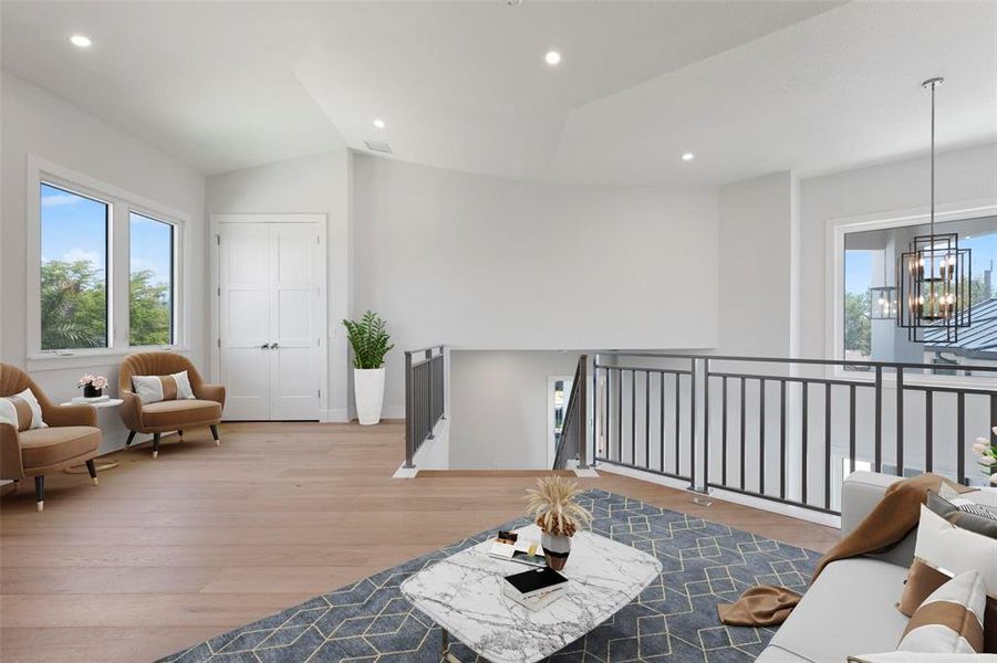 Furnished interior view inside a new home in , Sarasota (Image 18).