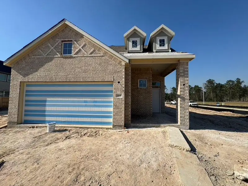 In-progress construction of a new home in Evergreen, Conroe, TX (Image 20).