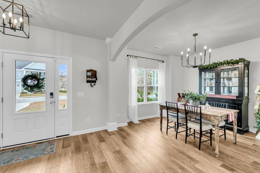 Furnished interior view inside a new home in Cordgrass Landing, Johns Island (Image 5).