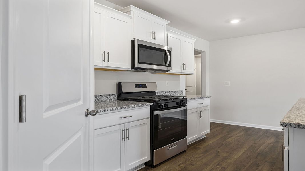 Furnished interior view inside a new home in Treemont Commons, Wellford (Image 9). Furnished interior view inside a new home in Treemont Commons, Wellford (Image 9).