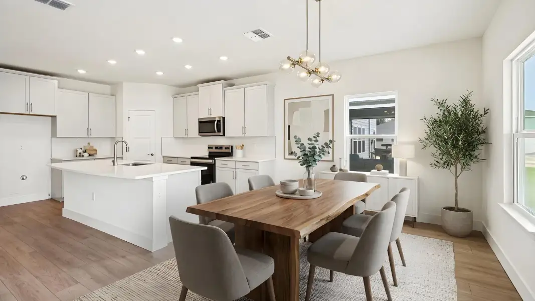 Furnished interior view inside a new home in Ridge at Heath Brook, Ocala (Image 4).