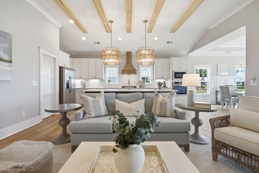 Furnished interior view inside a new home in The Sanctuary at Sunset Beach, Sunset Beach (Image 17).