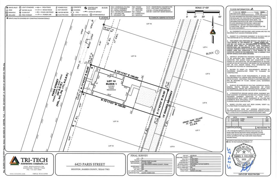 2D floor plan layout of this home in , Houston, TX (Image 3).