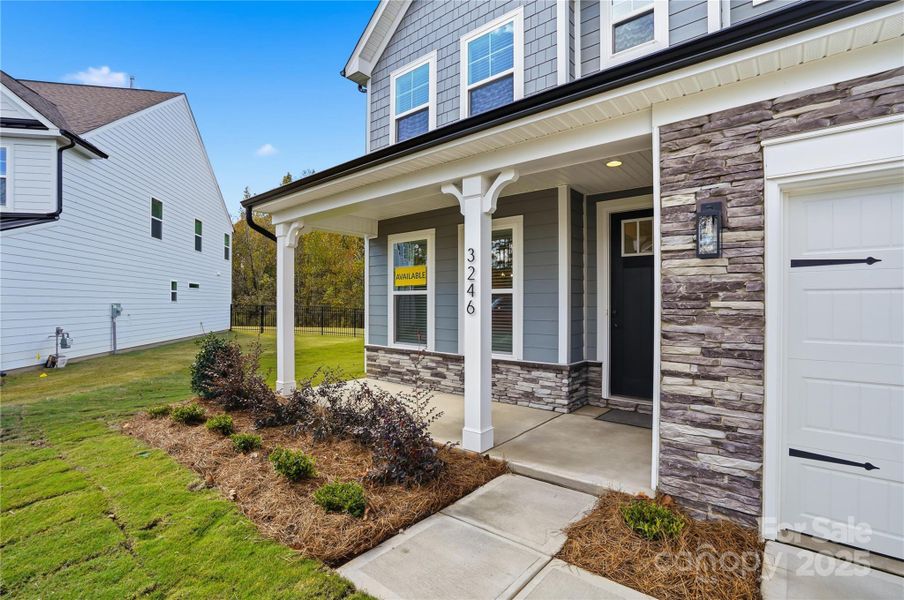 Exterior details and patio area of a home in Carrington, Stanley (Image 24). Exterior details and patio area of a home in Carrington, Stanley (Image 24).