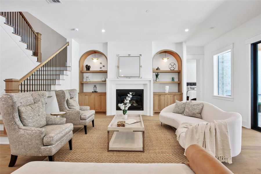 Furnished interior view inside a new home in , Houston (Image 18). Furnished interior view inside a new home in , Houston (Image 18).