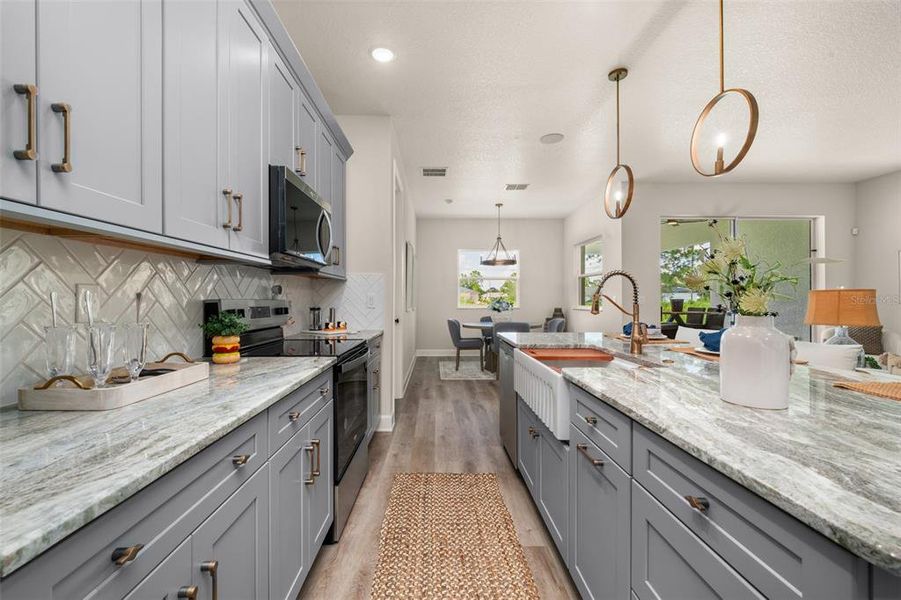 Furnished interior view inside a new home in , Sebring (Image 14).