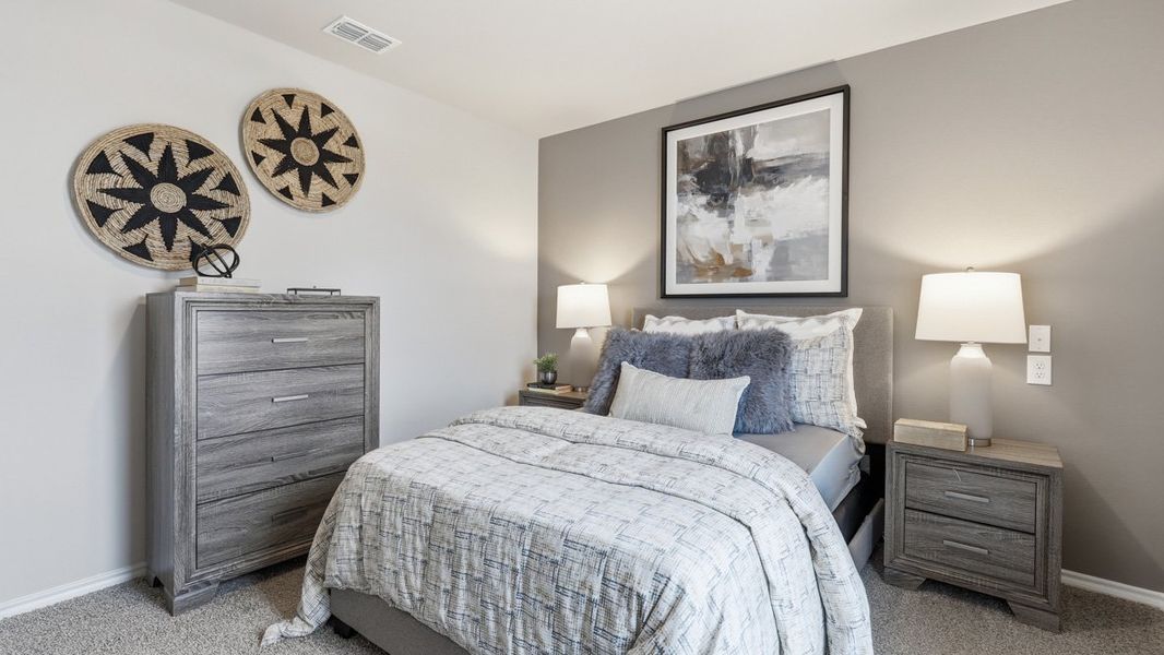 Furnished interior view inside a new home in Townes Landing, Fort Worth (Image 25).