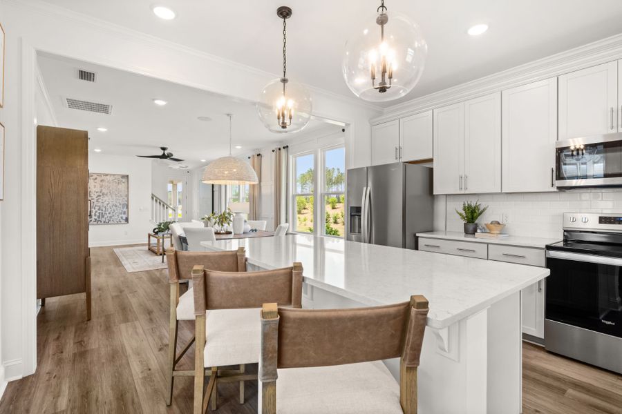 Representative furnished interior of a home built from the Compass by Del Webb in Del Webb Point Hope, Charleston (Image 23).