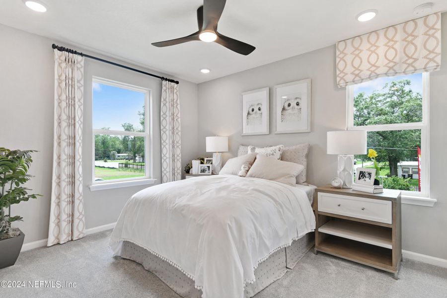 Furnished interior view inside a new home in , Jacksonville (Image 12).