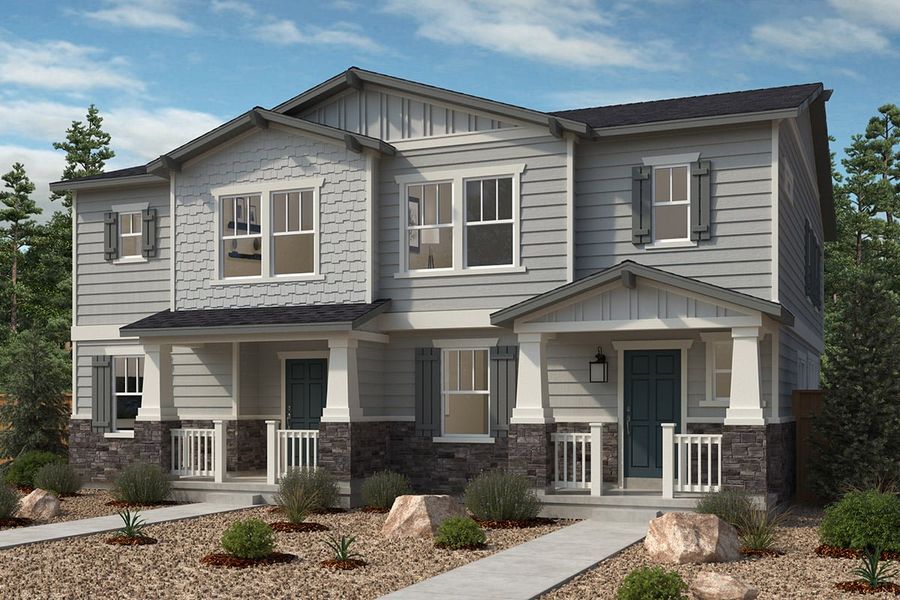 Front exterior of a home in the Windler Villas community, located in Aurora, CO (Image 14).