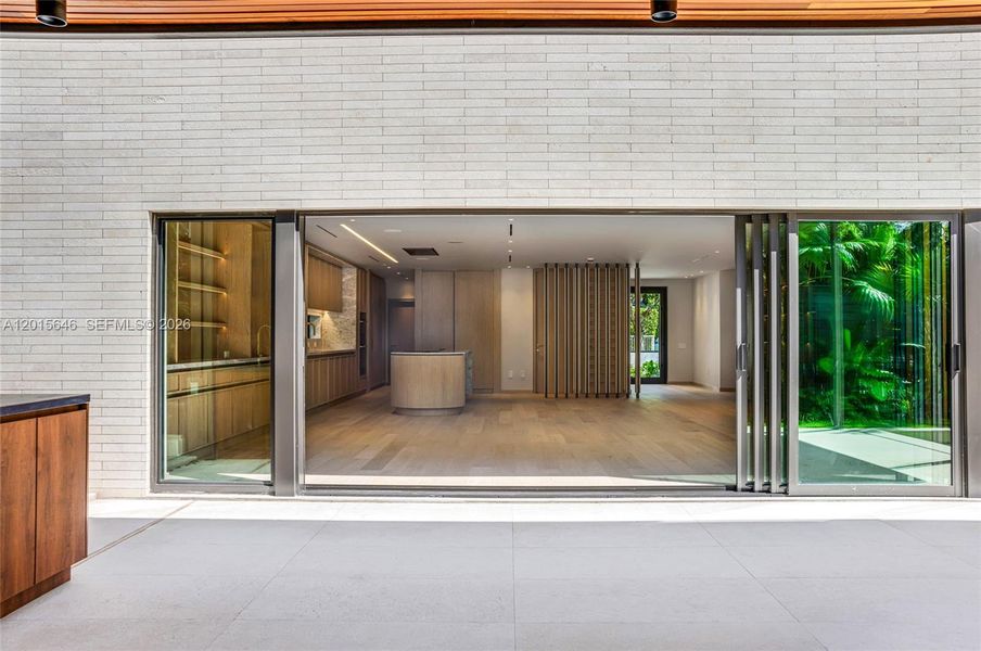 Exterior details and patio area of a home in , Miami (Image 42). Exterior details and patio area of a home in , Miami (Image 42).