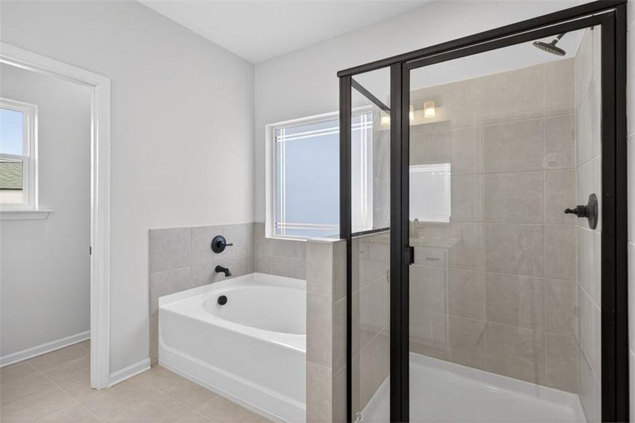Furnished interior view inside a new home in Sanders Park, Austell (Image 11).