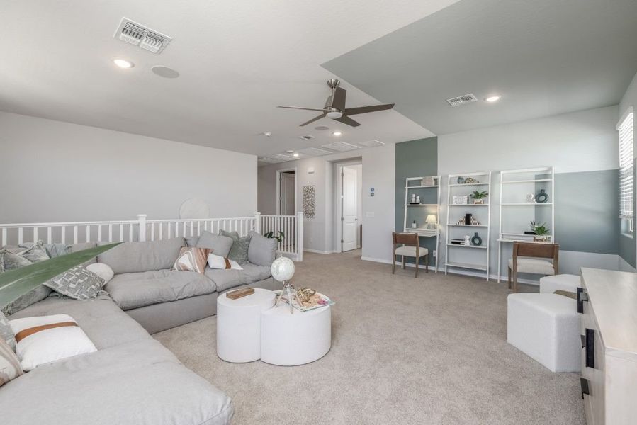 Furnished interior view inside a new home in The Grove at El Cidro, Goodyear (Image 31).