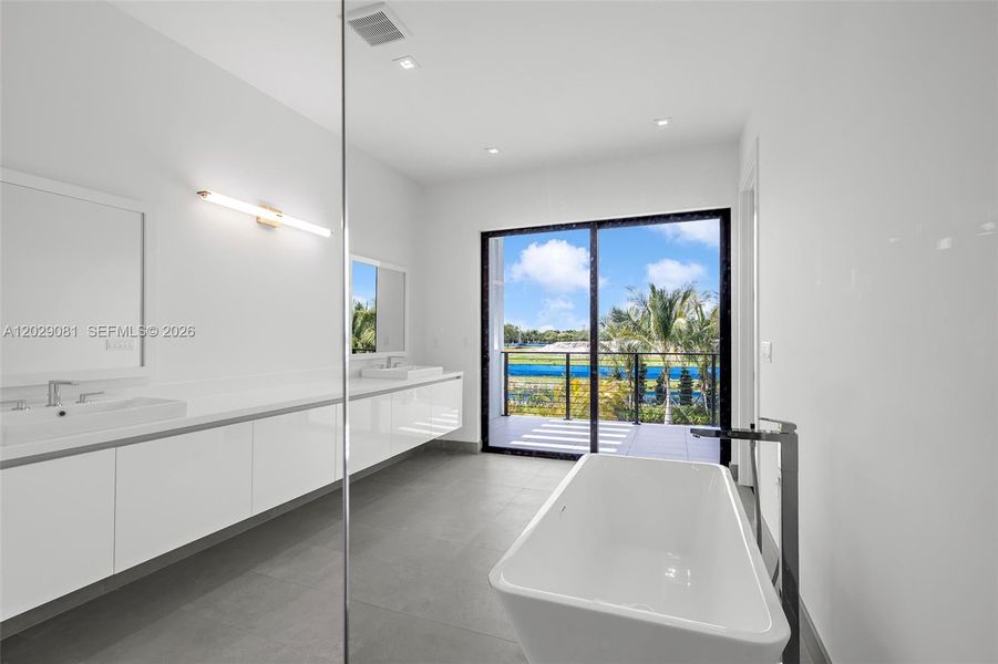 Furnished interior view inside a new home in , Weston (Image 11).