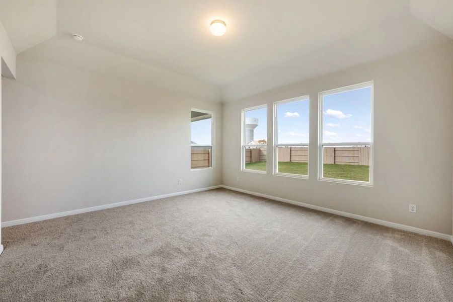 Spacious, unfurnished interior of a new home in The Colony 50s, Bastrop (Image 42).